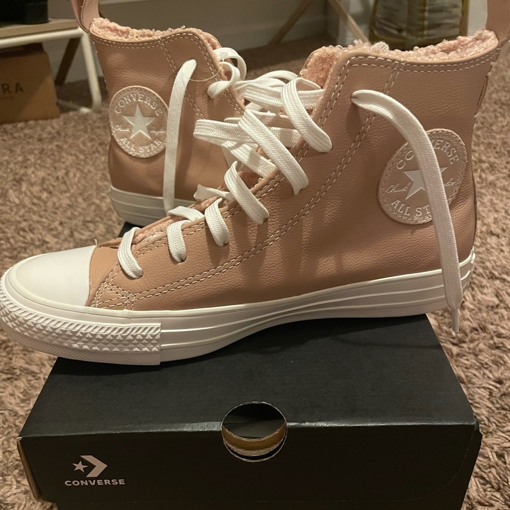 COPY - Cozy Tones leather Converse